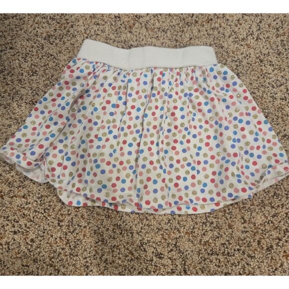 Floral and Polka Dot Skirt Set Built In Shorts Size 6 Pre-loved - Picture 8 of 11